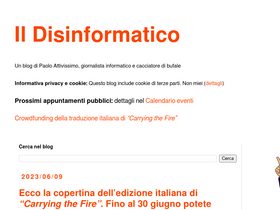 'attivissimo.blogspot.com' screenshot