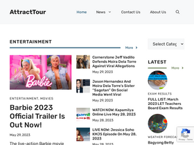 'attracttour.com' screenshot