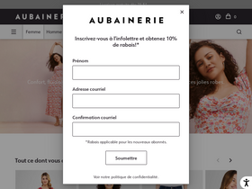 'aubainerie.com' screenshot