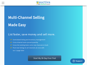 'auctiva.com' screenshot