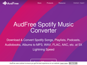 'audfree.com' screenshot