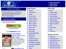 'audioasylum.com' screenshot
