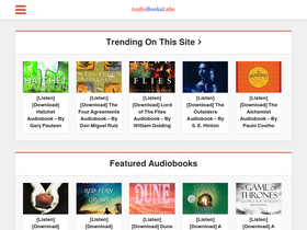 'audiobooklabs.com' screenshot