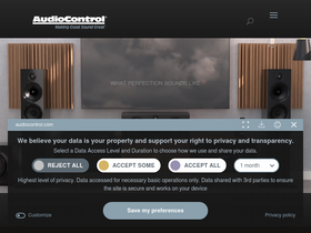 'audiocontrol.com' screenshot