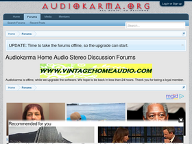 'audiokarma.org' screenshot