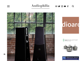 'audiophilia.com' screenshot