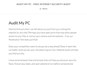 'auditmypc.com' screenshot