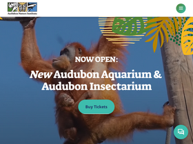 'audubonnatureinstitute.org' screenshot