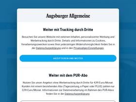 'augsburger-allgemeine.de' screenshot