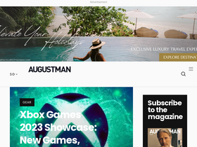 'augustman.com' screenshot