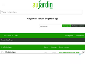 'aujardin.org' screenshot