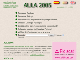 'aula2005.com' screenshot