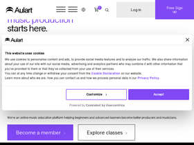 'aulart.com' screenshot