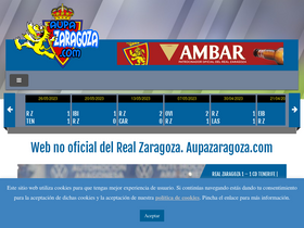 'aupazaragoza.com' screenshot