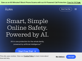 'aura.com' screenshot