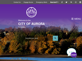 'auroragov.org' screenshot