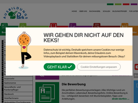 'ausbildungspark.com' screenshot