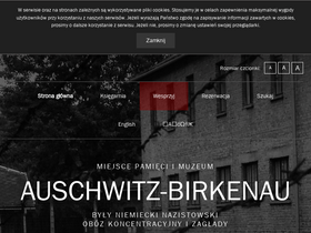 'auschwitz.org' screenshot