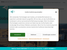 'auslandsjob.de' screenshot
