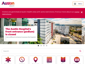 'austin.org.au' screenshot