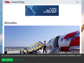 'austrianwings.info' screenshot