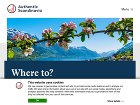 'authentic-scandinavia.com' screenshot