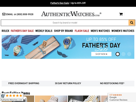 'authenticwatches.com' screenshot