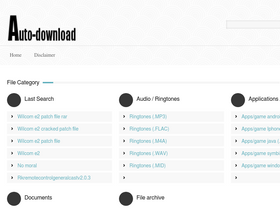 'auto-download.com' screenshot