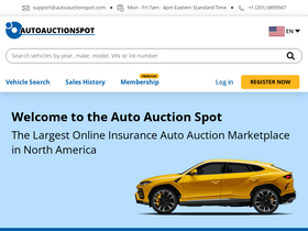 'autoauctionspot.com' screenshot