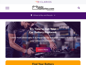 'autobatteries.com' screenshot