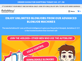 'autoblow.com' screenshot