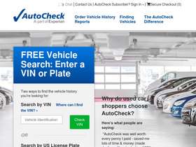 'autocheck.com' screenshot