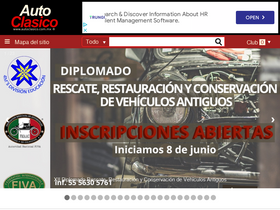 'autoclasico.com.mx' screenshot