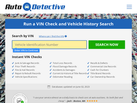 'autodetective.com' screenshot