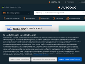 'autodoc.hu' screenshot