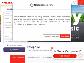 'autoesa.cz' screenshot