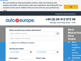 'autoeurope-motorhome.com' screenshot
