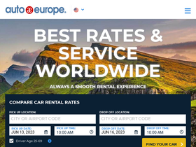 'autoeurope.com' screenshot