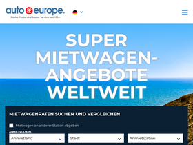 'autoeurope.de' screenshot