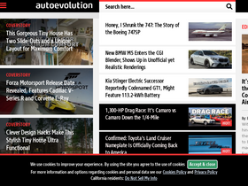'autoevolution.com' screenshot
