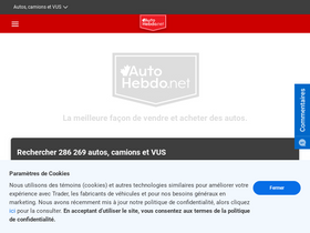 'autohebdo.net' screenshot