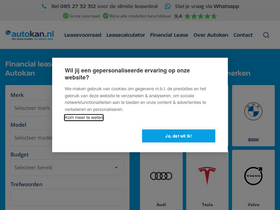 'autokan.nl' screenshot