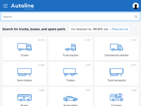 'autoline.info' screenshot