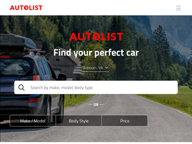 'autolist.com' screenshot