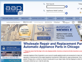'automaticappliance.com' screenshot