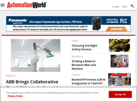 'automationworld.com' screenshot