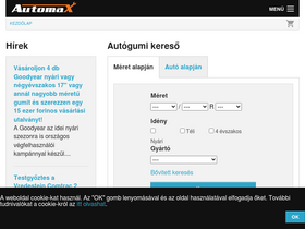 'automax.hu' screenshot