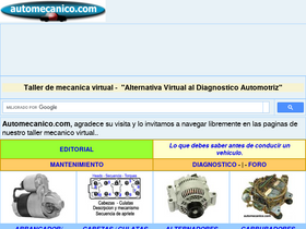 'automecanico.com' screenshot