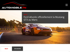 'automobile.tn' screenshot