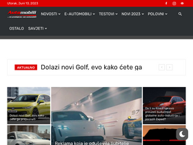 'automobili.ba' screenshot